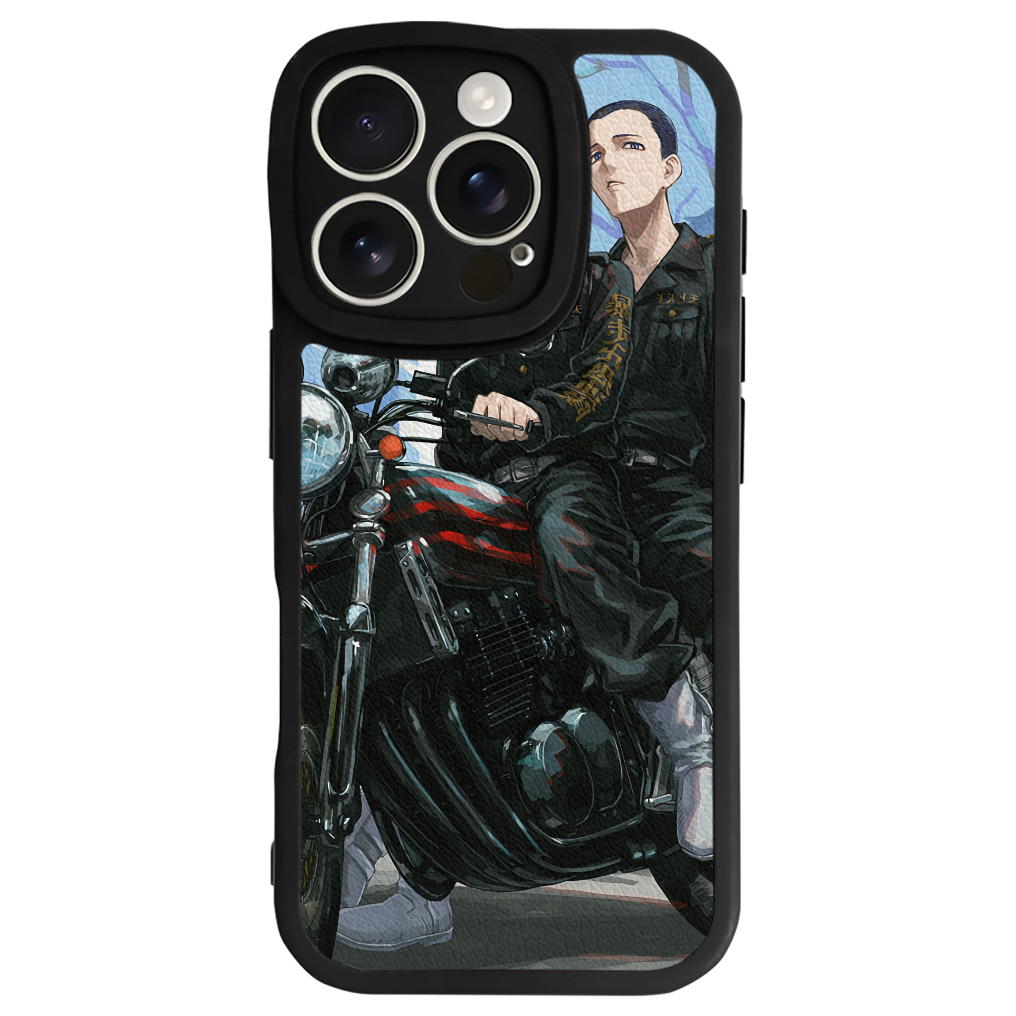 （画像用） 東京リベンジャーズ Tokyo Revengers 【iPhone 16シリーズ対応】シリコンスマホケース（レザー調） 材質：シリコン